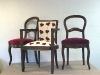 Trio de petites chaises